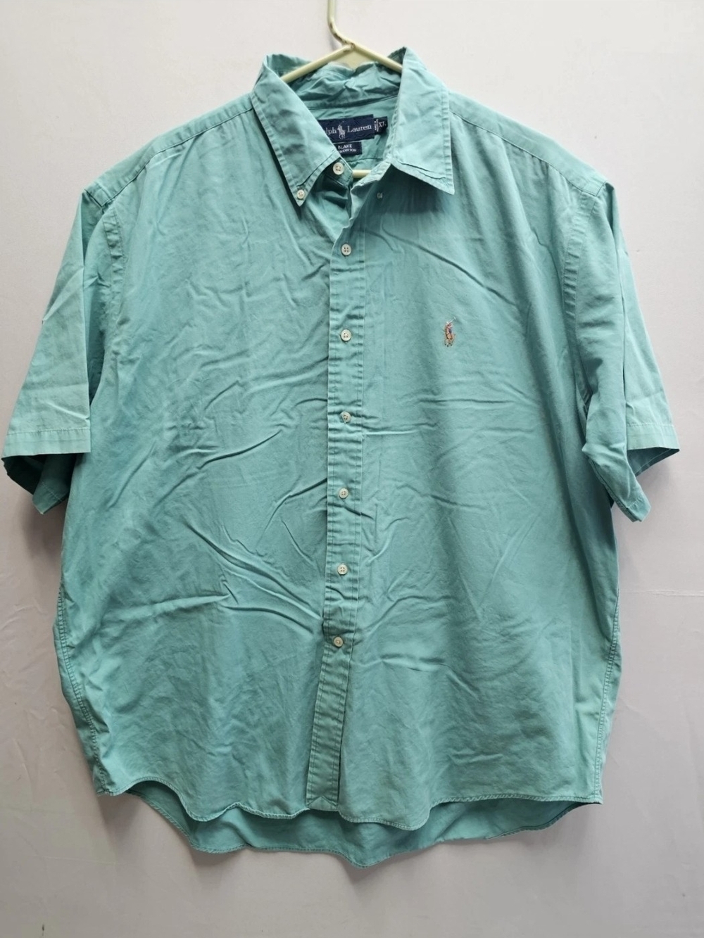 Polo Ralph Lauren Blake Short Sleeve Shirt Men’s XL Classic Fit Flesh Pony